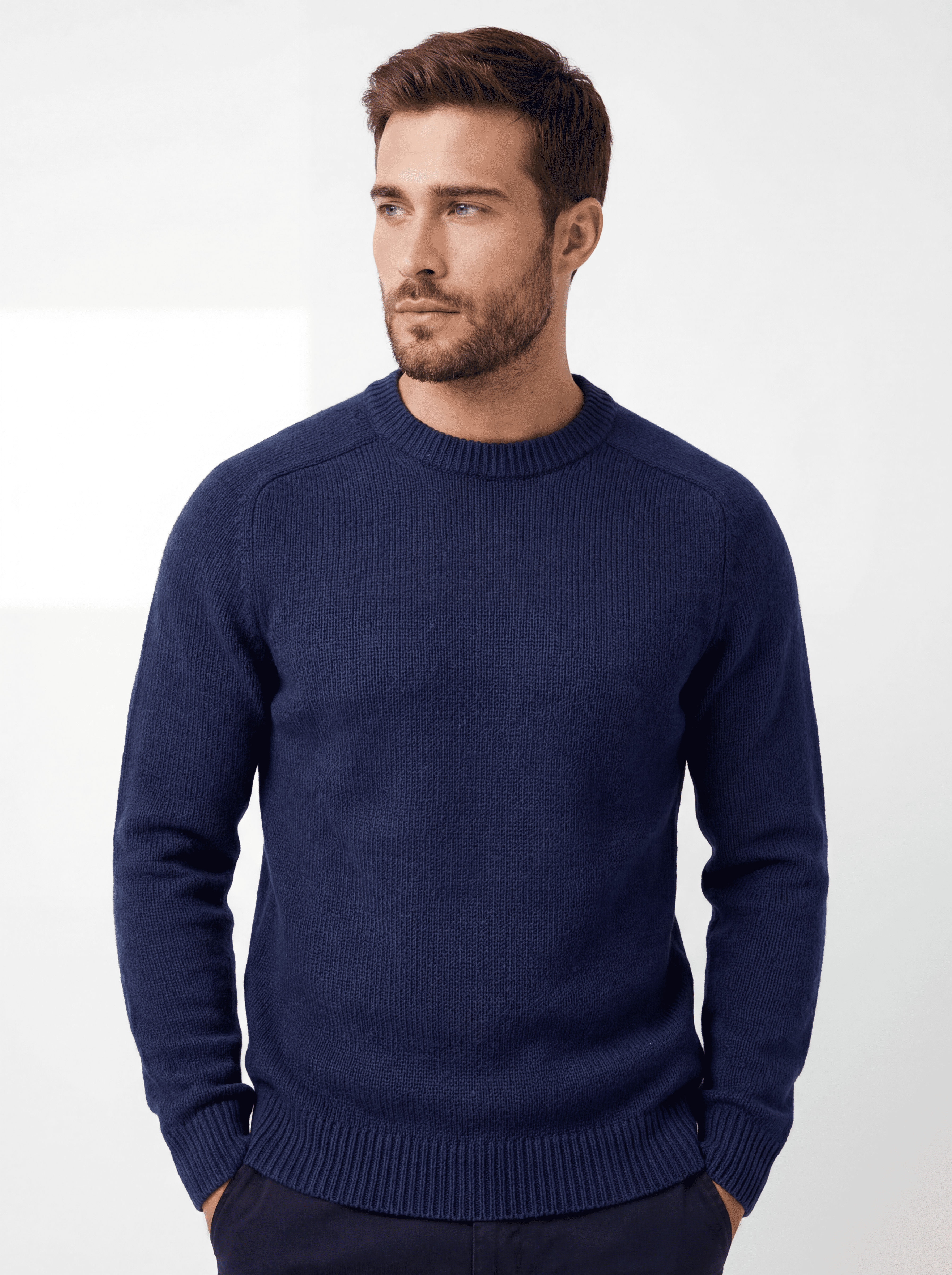 The Winter Knit Marine Navy